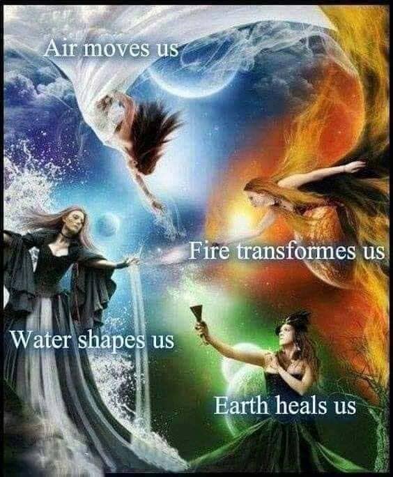 We are created from the elements and to them we will return